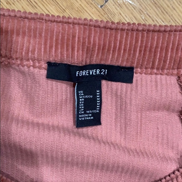 Gorgeous A-Line corduroy mini with button front - Picture 2 of 4